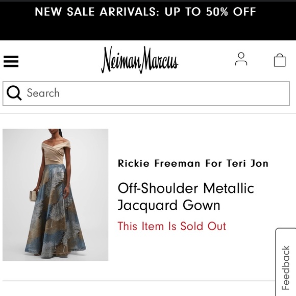 Rickie Freeman for Teri Jon Gown - Picture 1 of 2